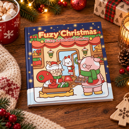 Fuzzy Christmas – Cozy Christmas Coloring Book