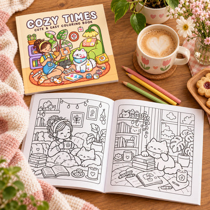 Cozy Times – A Cozy Coloring Book