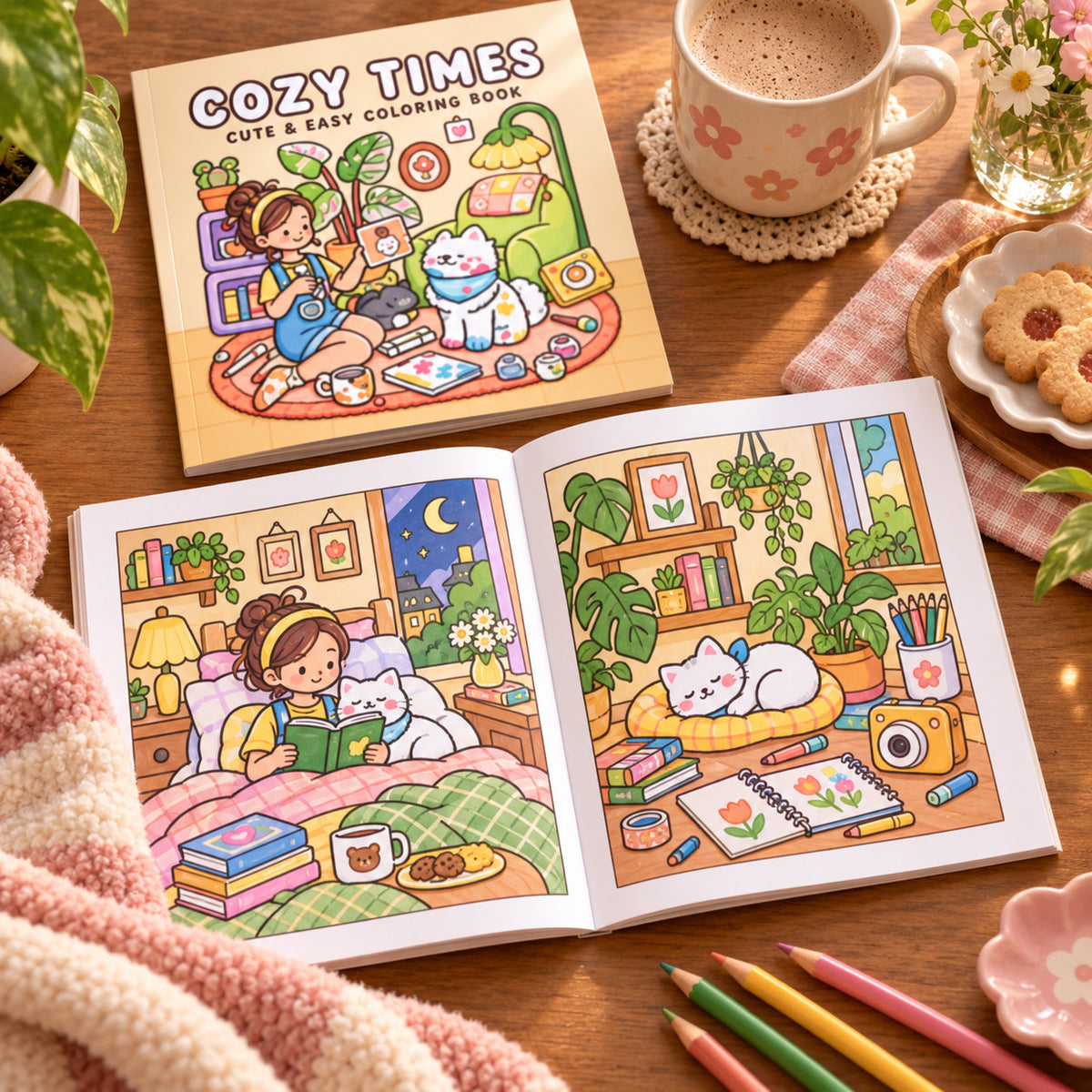 Cozy Times – A Cozy Coloring Book