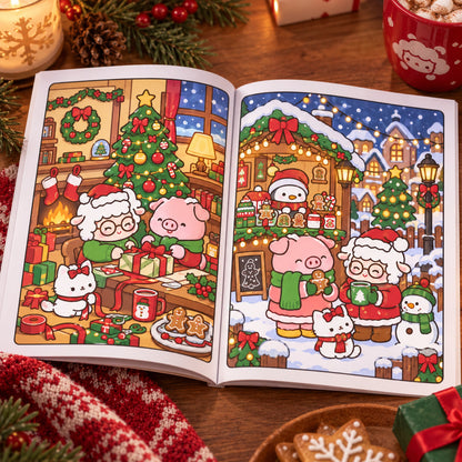 Fuzzy Christmas – Cozy Christmas Coloring Book